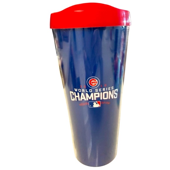 ⬇️2016 Chicago Cubs World Series Champions 22oz Tumbler Commemorative Cup 8"NWOT - Picture 1 of 5